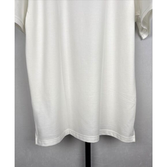 James Bark Men's Regular Fit Polo Shirt XXXL White Pima Cotton Embroidered NWT - Picture 11 of 11